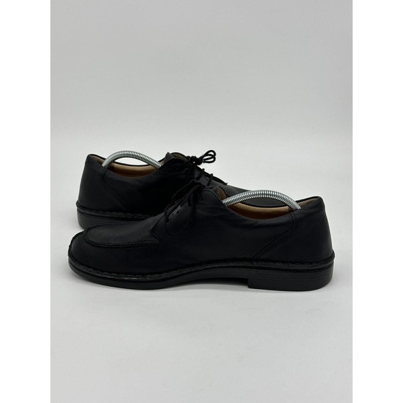 Finn Comfort‎ Shoes Mens 10 Black Oxford Leather Lace Up Round Toe Work Comfort main image 6